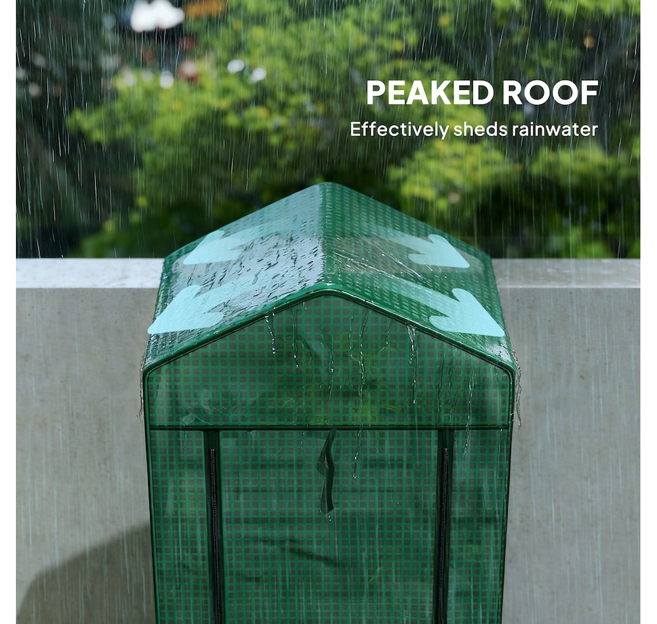 Image 993288_ALTMORE23.jpg, Product 993-288 / Price $54.99 - $59.99, Outsunny 5 Tier Mini Greenhouse, Portable Outdoor Flower Stand from Outsunny on TSC.ca's Home & Garden department