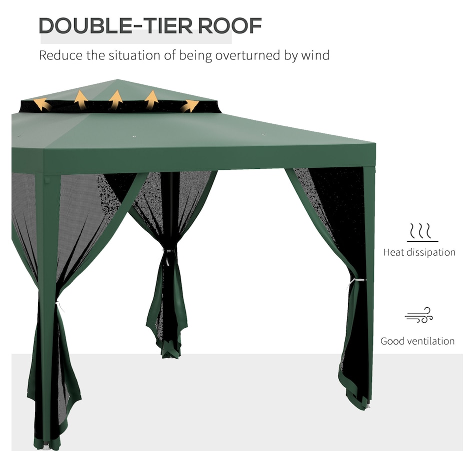 Image 993293_ALTMORE3.jpg, Product 993-293 / Price $149.99, Outsunny 10' x 10' Canopy Tent from Outsunny on TSC.ca's Home & Garden department