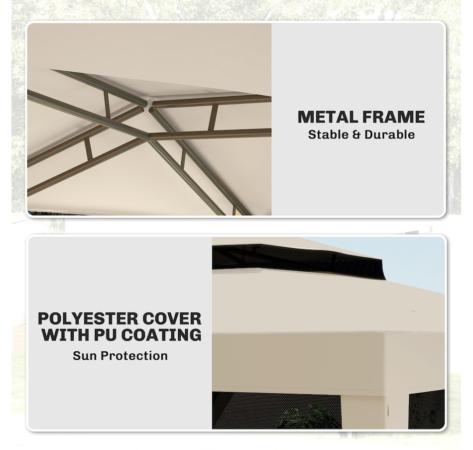 Image 993293_ALTMORE34.jpg, Product 993-293 / Price $149.99, Outsunny 10' x 10' Canopy Tent from Outsunny on TSC.ca's Home & Garden department