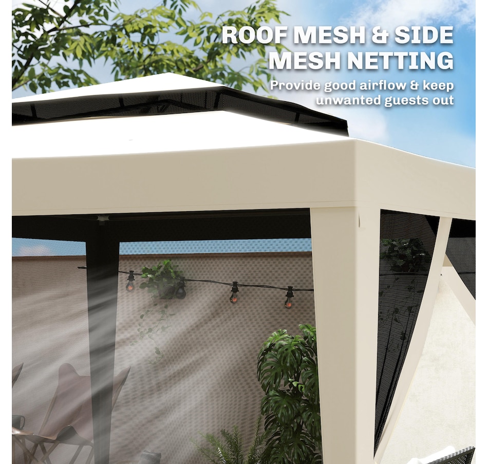 Image 993293_ALTMORE35.jpg, Product 993-293 / Price $149.99, Outsunny 10' x 10' Canopy Tent from Outsunny on TSC.ca's Home & Garden department