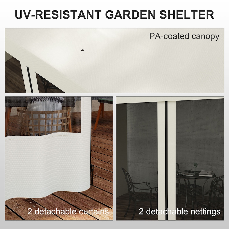 Image 993296_ALTMORE12.jpg, Product 993-296 / Price $199.99 - $269.99, Outsunny 10' x 13' Lean to Outdoor Pergola Canopy from Outsunny on TSC.ca's Home & Garden department