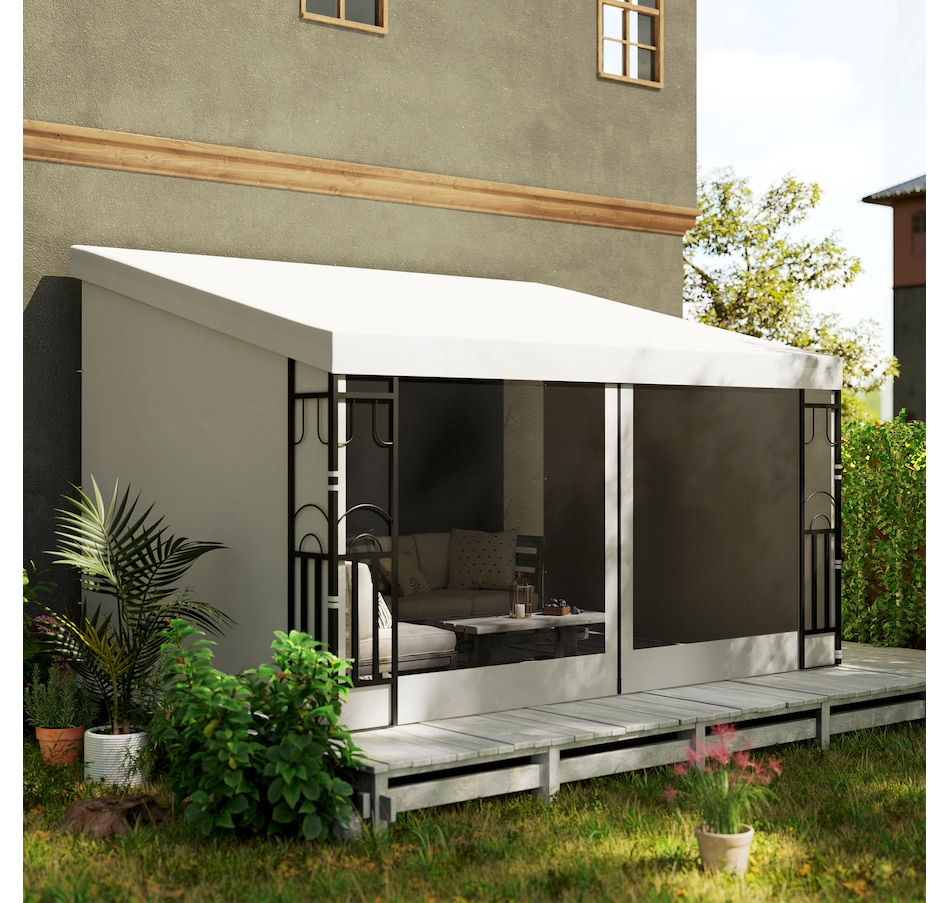 Image 993296_ALTMORE14.jpg, Product 993-296 / Price $259.99 - $289.99, Outsunny 10' x 13' Lean to Outdoor Pergola Canopy from Outsunny on TSC.ca's Home & Garden department