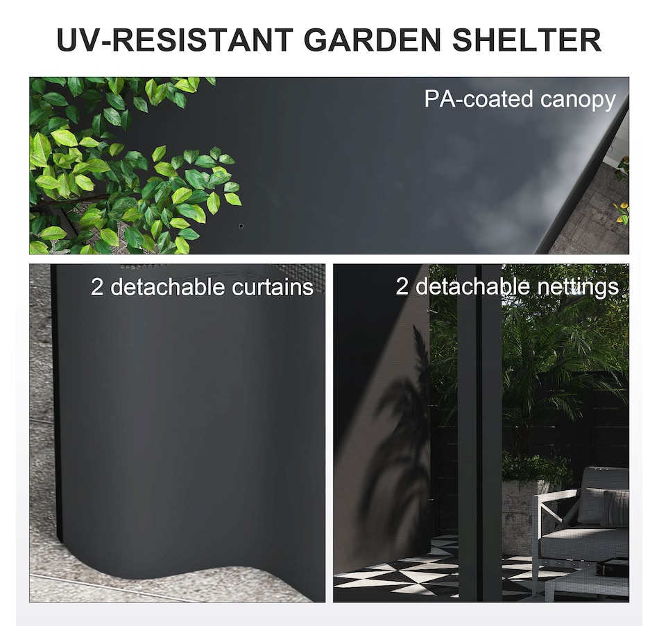 Image 993296_ALTMORE20.jpg, Product 993-296 / Price $259.99 - $289.99, Outsunny 10' x 13' Lean to Outdoor Pergola Canopy from Outsunny on TSC.ca's Home & Garden department