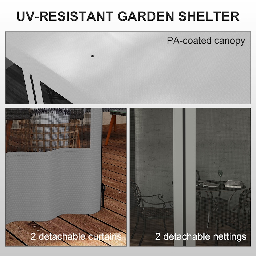 Image 993296_ALTMORE4.jpg, Product 993-296 / Price $199.99 - $269.99, Outsunny 10' x 13' Lean to Outdoor Pergola Canopy from Outsunny on TSC.ca's Home & Garden department
