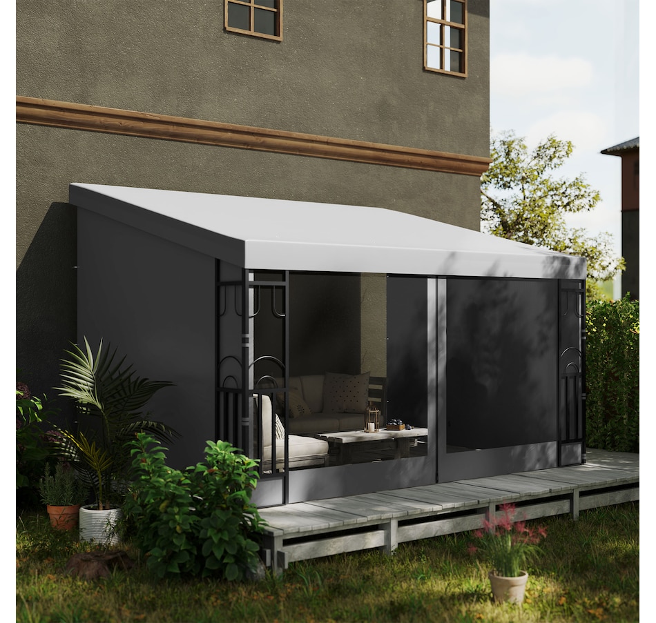 Image 993296_ALTMORE6.jpg, Product 993-296 / Price $259.99 - $289.99, Outsunny 10' x 13' Lean to Outdoor Pergola Canopy from Outsunny on TSC.ca's Home & Garden department