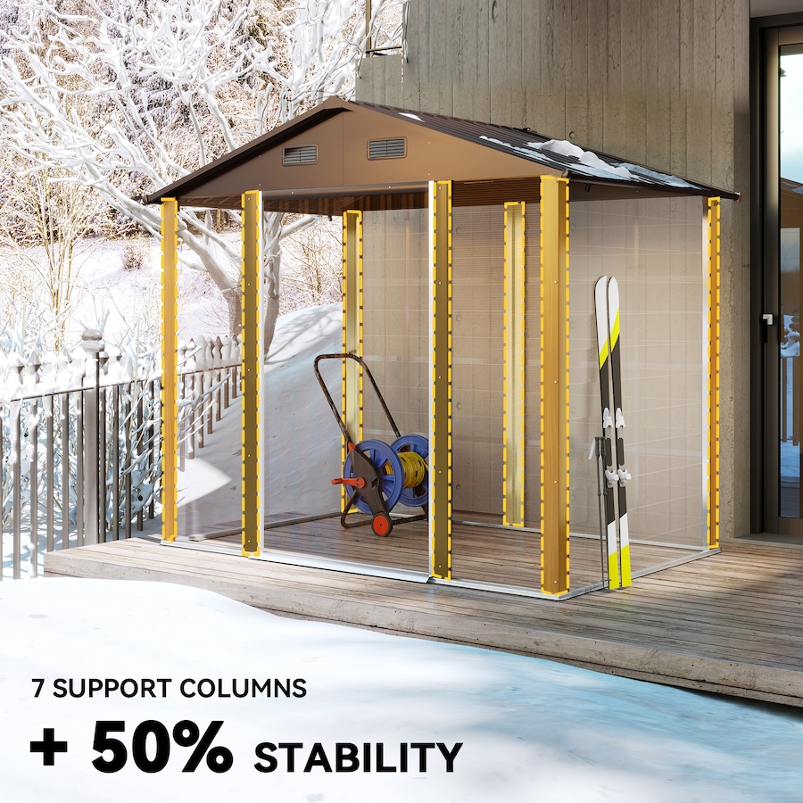 Image 993297_ALTMORE12.jpg, Product 993-297 / Price $479.99, Outsunny 7.5' x 6.5' Outdoor Storage Shed from Outsunny on TSC.ca's Home & Garden department