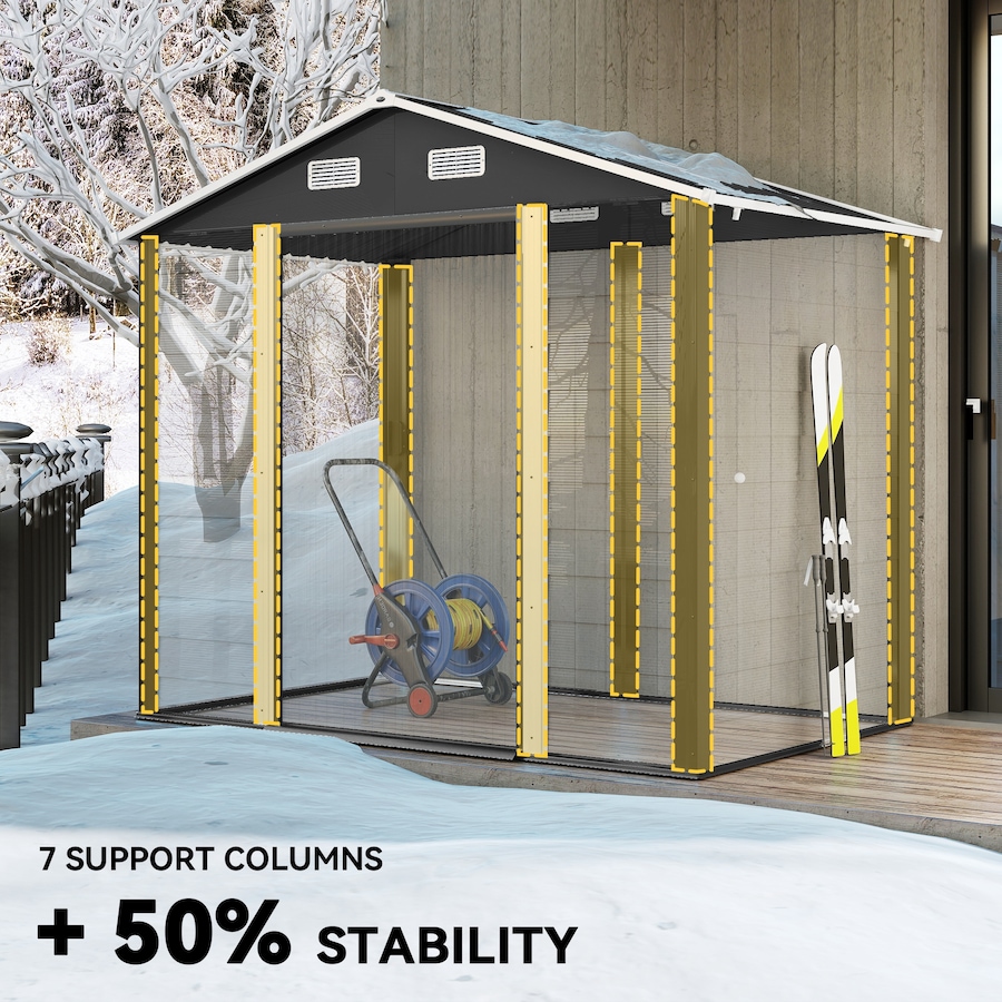 Image 993297_ALTMORE19.jpg, Product 993-297 / Price $479.99, Outsunny 7.5' x 6.5' Outdoor Storage Shed from Outsunny on TSC.ca's Home & Garden department