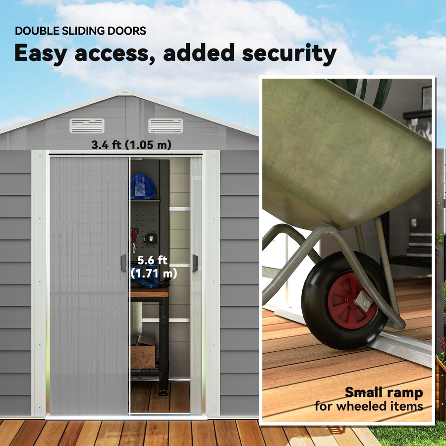 Image 993297_ALTMORE5.jpg, Product 993-297 / Price $479.99, Outsunny 7.5' x 6.5' Outdoor Storage Shed from Outsunny on TSC.ca's Home & Garden department