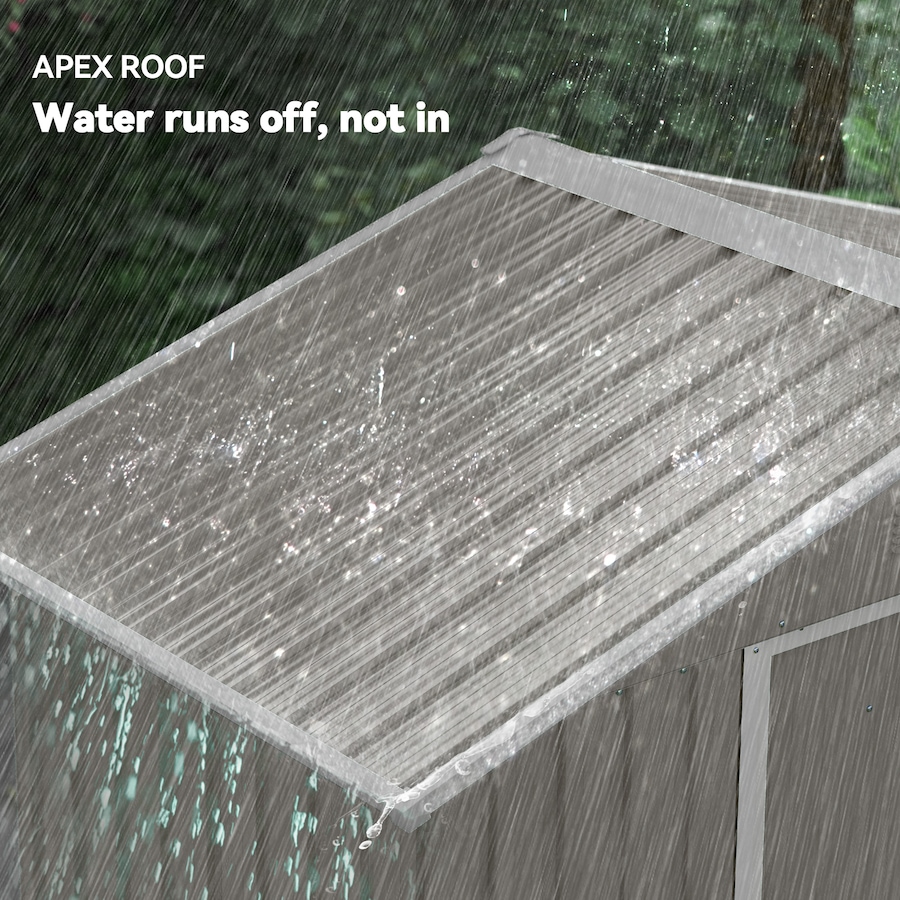 Image 993303_ALTMORE12.jpg, Product 993-303 / Price $294.99, Outsunny 6' x 4' Metal Garden Shed from Outsunny on TSC.ca's Home & Garden department
