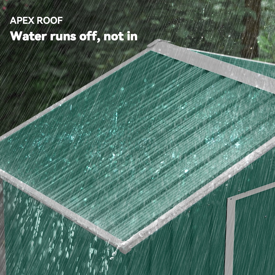 Image 993303_ALTMORE5.jpg, Product 993-303 / Price $294.99, Outsunny 6' x 4' Metal Garden Shed from Outsunny on TSC.ca's Home & Garden department