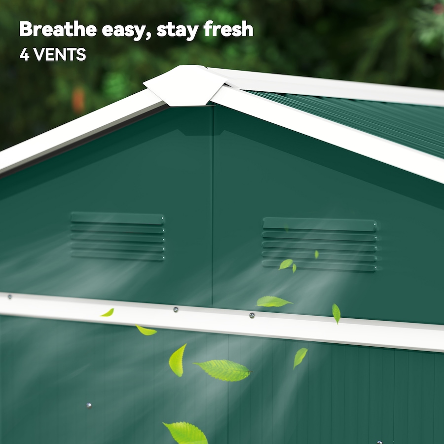 Image 993303_ALTMORE6.jpg, Product 993-303 / Price $294.99, Outsunny 6' x 4' Metal Garden Shed from Outsunny on TSC.ca's Home & Garden department