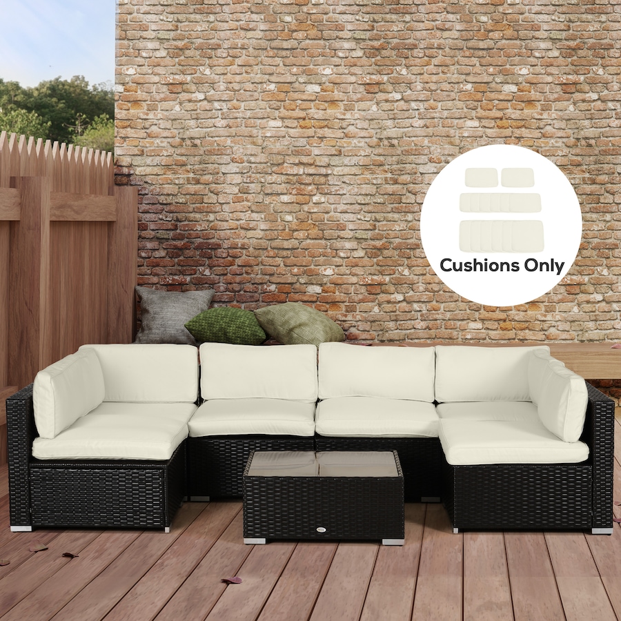 Image 993317_ALTMORE50.jpg, Product 993-317 / Price $94.99, Outsunny Outdoor 14pc Patio Rattan Sofa Set Cushion Cover Replacement from Outsunny on TSC.ca's Home & Garden department