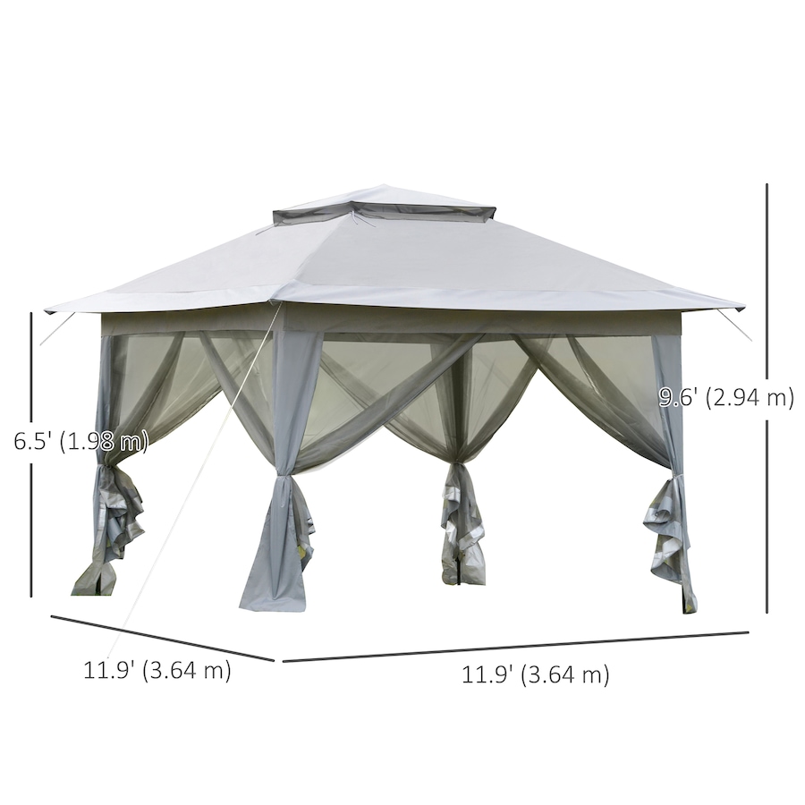Image 993326_ALTMORE2.jpg, Product 993-326 / Price $249.99, Outsunny 12' x 12' Foldable Pop-up Party Tent from Outsunny on TSC.ca's Home & Garden department