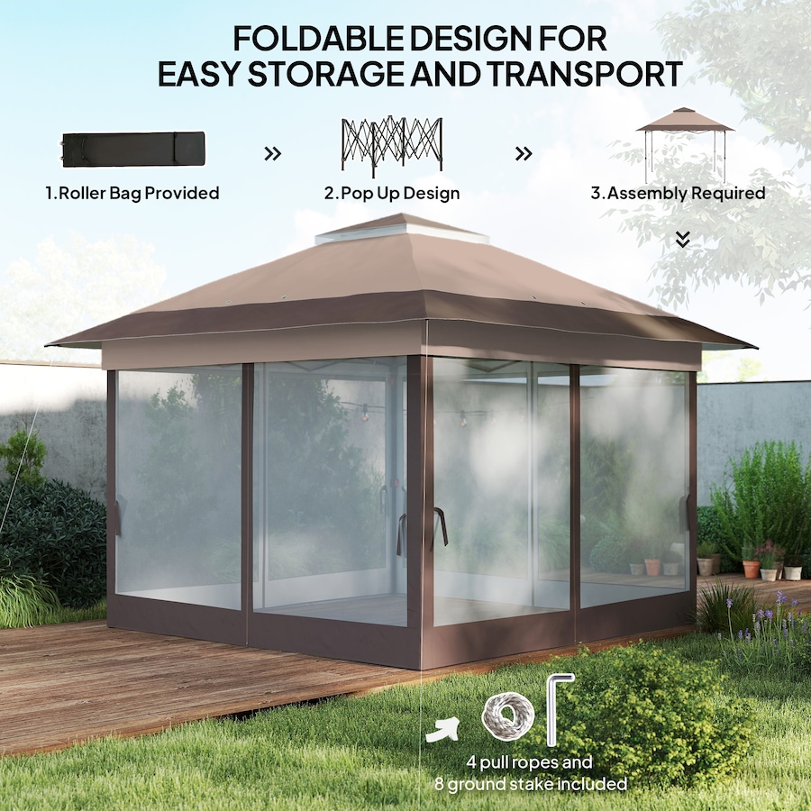 Image 993326_ALTMORE20.jpg, Product 993-326 / Price $249.99, Outsunny 12' x 12' Foldable Pop-up Party Tent from Outsunny on TSC.ca's Home & Garden department