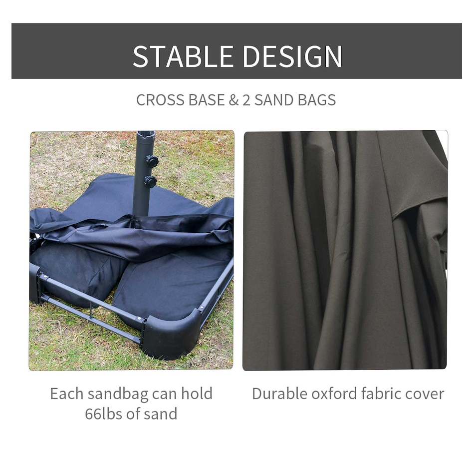 Image 993363_ALTMORE21.jpg, Product 993-363 / Price $169.99 - $189.99, Outsunny 15' Outdoor Patio Umbrella from Outsunny on TSC.ca's Home & Garden department