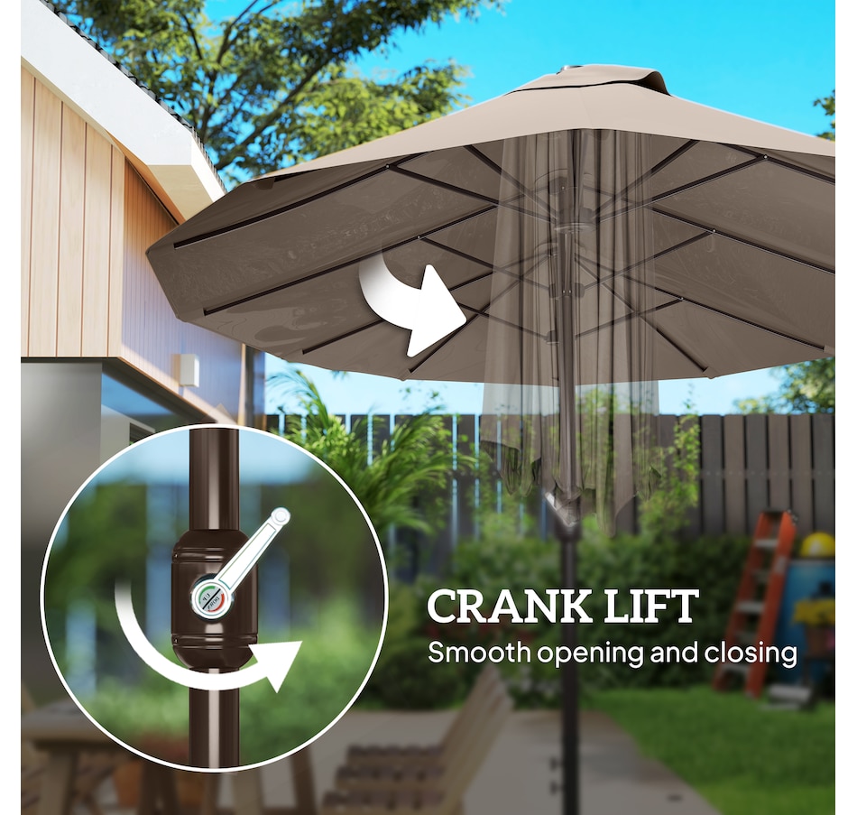 Image 993363_ALTMORE30.jpg, Product 993-363 / Price $169.99 - $189.99, Outsunny 15' Outdoor Patio Umbrella from Outsunny on TSC.ca's Home & Garden department