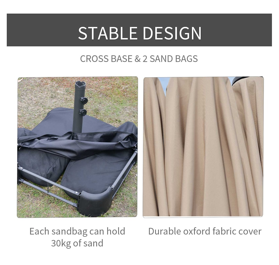 Image 993363_ALTMORE6.jpg, Product 993-363 / Price $169.99 - $189.99, Outsunny 15' Outdoor Patio Umbrella from Outsunny on TSC.ca's Home & Garden department