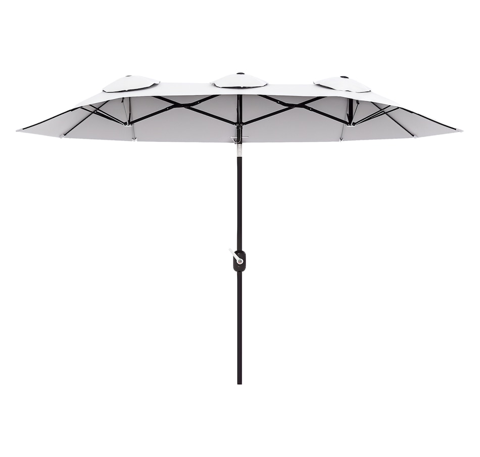 Image 993365_ST02.jpg, Product 993-365 / Price $89.99, Outsunny 9.7ft Patio Umbrella with Double Sided Canopy from Outsunny on TSC.ca's Home & Garden department