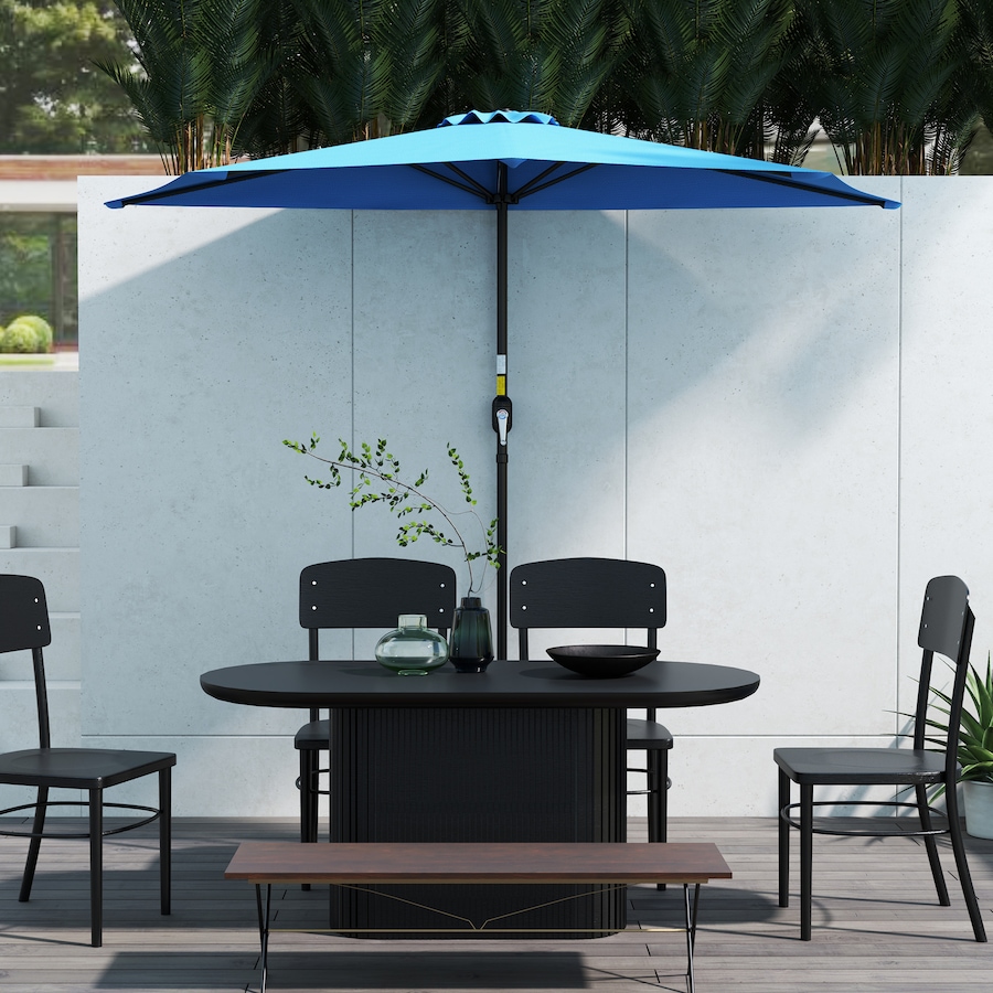 Image 993366_ALTMORE31.jpg, Product 993-366 / Price $64.99, Outsunny 9ft Half Round Umbrella from Outsunny on TSC.ca's Home & Garden department