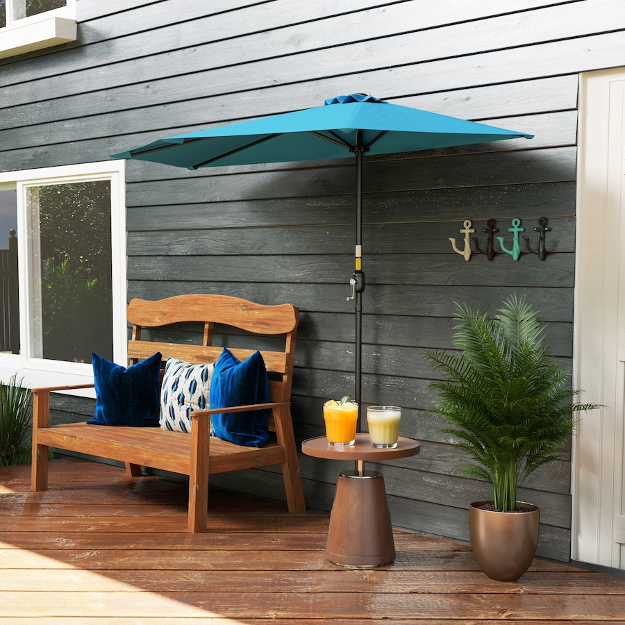 Image 993366_ALTMORE32.jpg, Product 993-366 / Price $64.99, Outsunny 9ft Half Round Umbrella from Outsunny on TSC.ca's Home & Garden department
