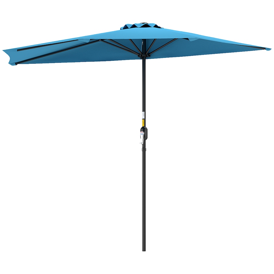 Image 993366_ST04.jpg, Product 993-366 / Price $64.99, Outsunny 9ft Half Round Umbrella from Outsunny on TSC.ca's Home & Garden department