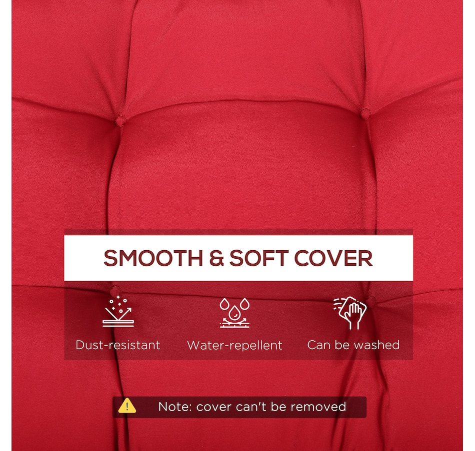 Image 993372_ALTMORE12.jpg, Product 993-372 / Price $79.99 - $89.99, Outsunny 2 PCs Patio Bench Cushions 2 Seater Outdoor Loveseat Cushion Black from Outsunny on TSC.ca's Home & Garden department