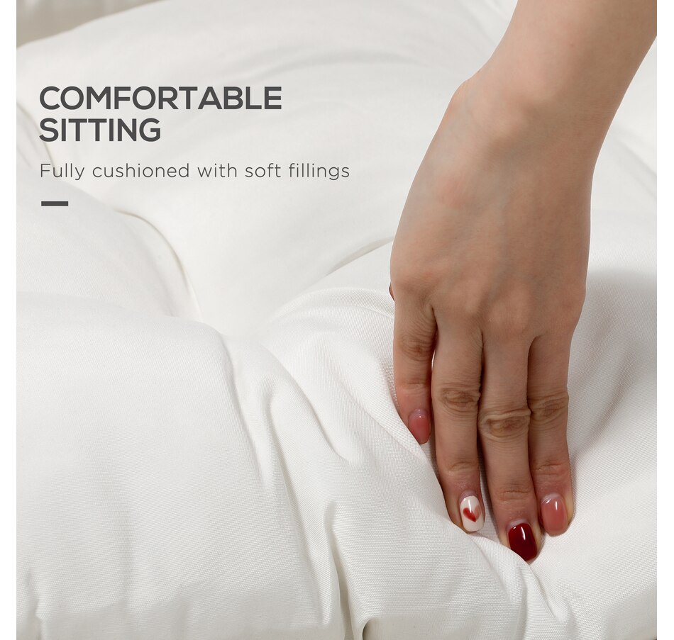 Image 993372_ALTMORE19.jpg, Product 993-372 / Price $79.99 - $89.99, Outsunny 2 PCs Patio Bench Cushions 2 Seater Outdoor Loveseat Cushion Black from Outsunny on TSC.ca's Home & Garden department