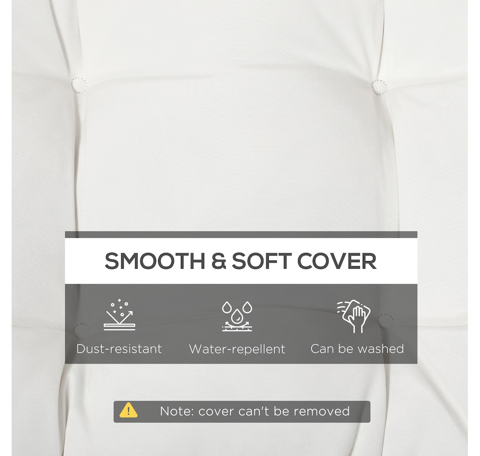 Image 993372_ALTMORE20.jpg, Product 993-372 / Price $79.99 - $89.99, Outsunny 2 PCs Patio Bench Cushions 2 Seater Outdoor Loveseat Cushion Black from Outsunny on TSC.ca's Home & Garden department