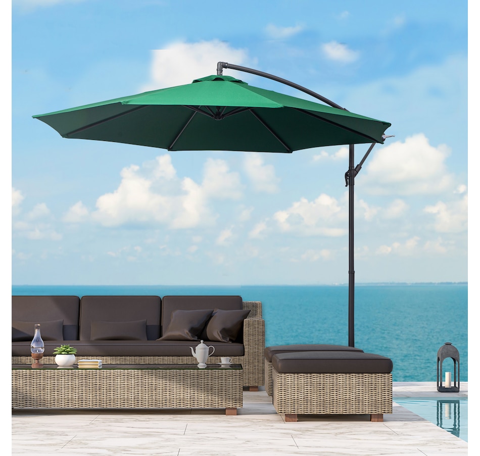 Image 993389_ALTMORE1.jpg, Product 993-389 / Price $109.99 - $129.99, Outsunny 10' Deluxe Patio Umbrella from Outsunny on TSC.ca's Home & Garden department