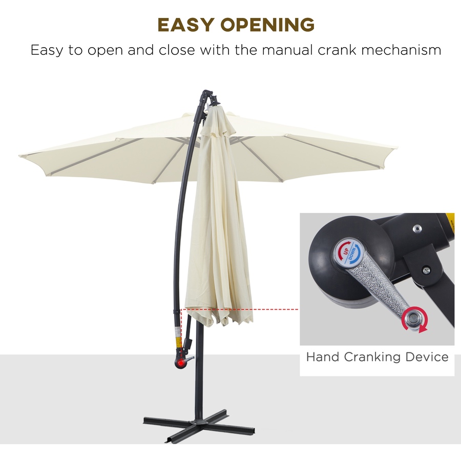 Image 993389_ALTMORE11.jpg, Product 993-389 / Price $114.99 - $119.99, Outsunny 10' Deluxe Patio Umbrella from Outsunny on TSC.ca's Home & Garden department