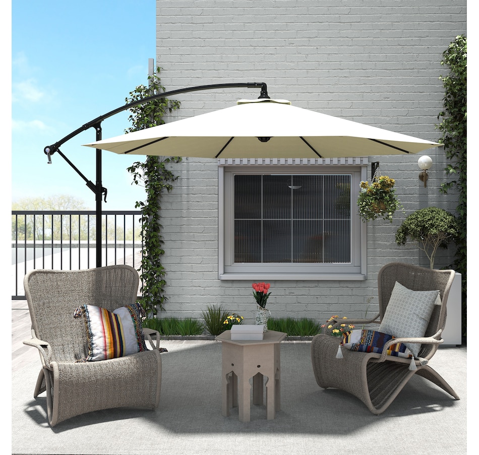 Image 993389_ALTMORE14.jpg, Product 993-389 / Price $109.99 - $129.99, Outsunny 10' Deluxe Patio Umbrella from Outsunny on TSC.ca's Home & Garden department