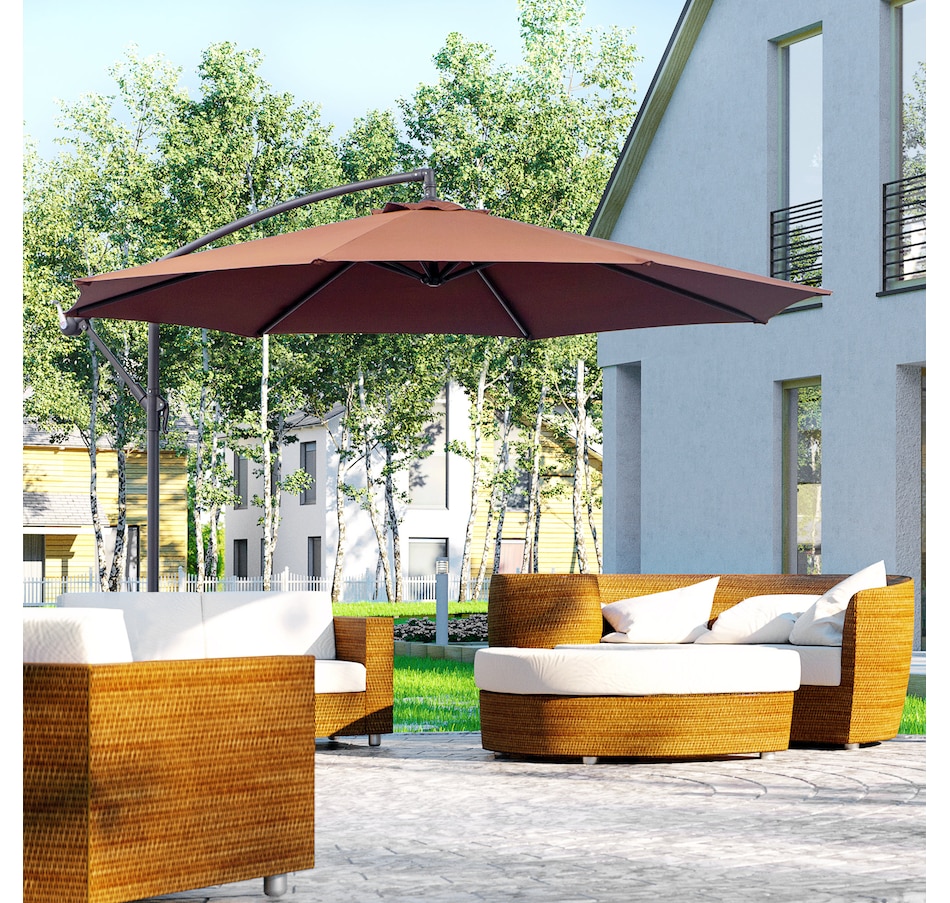 Image 993389_ALTMORE17.jpg, Product 993-389 / Price $109.99 - $129.99, Outsunny 10' Deluxe Patio Umbrella from Outsunny on TSC.ca's Home & Garden department