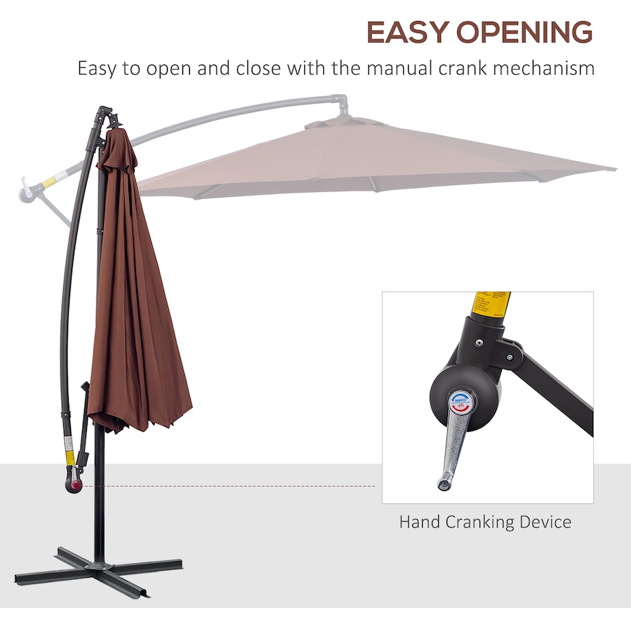 Image 993389_ALTMORE19.jpg, Product 993-389 / Price $114.99 - $119.99, Outsunny 10' Deluxe Patio Umbrella from Outsunny on TSC.ca's Home & Garden department