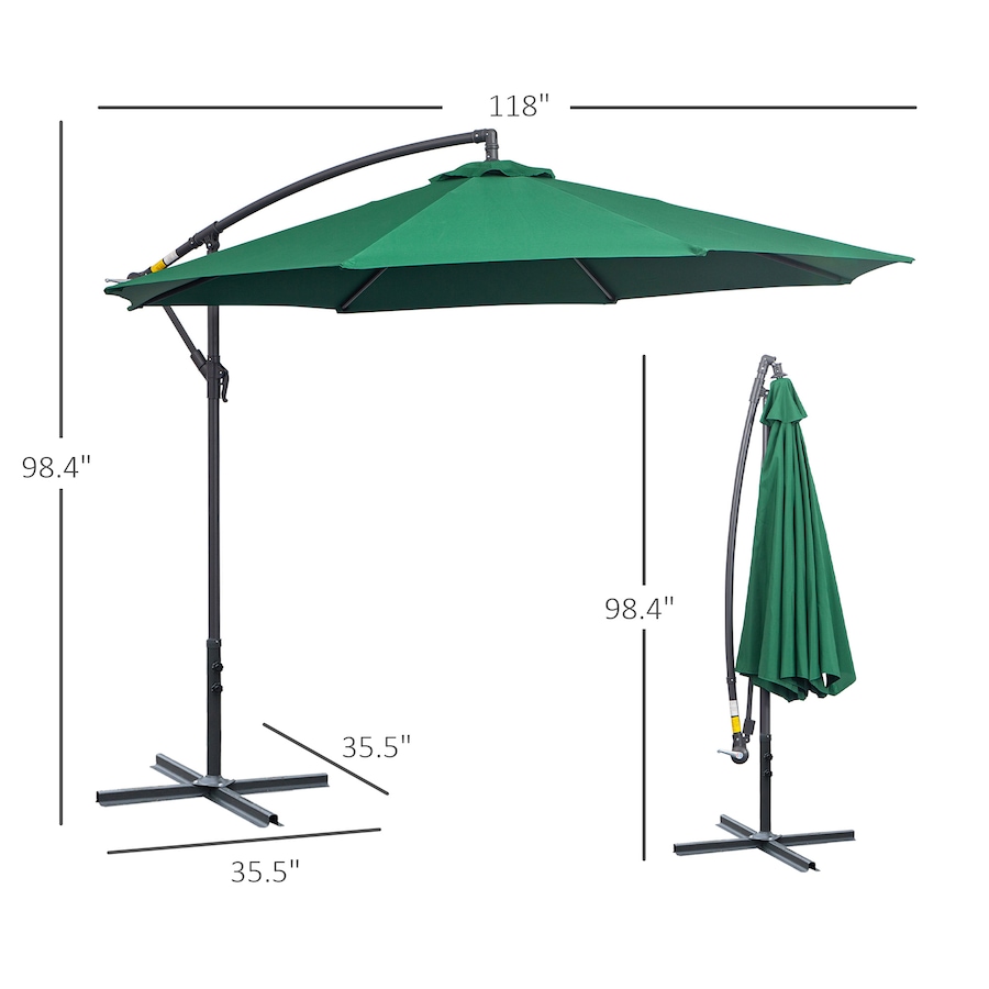 Image 993389_ALTMORE2.jpg, Product 993-389 / Price $114.99 - $119.99, Outsunny 10' Deluxe Patio Umbrella from Outsunny on TSC.ca's Home & Garden department
