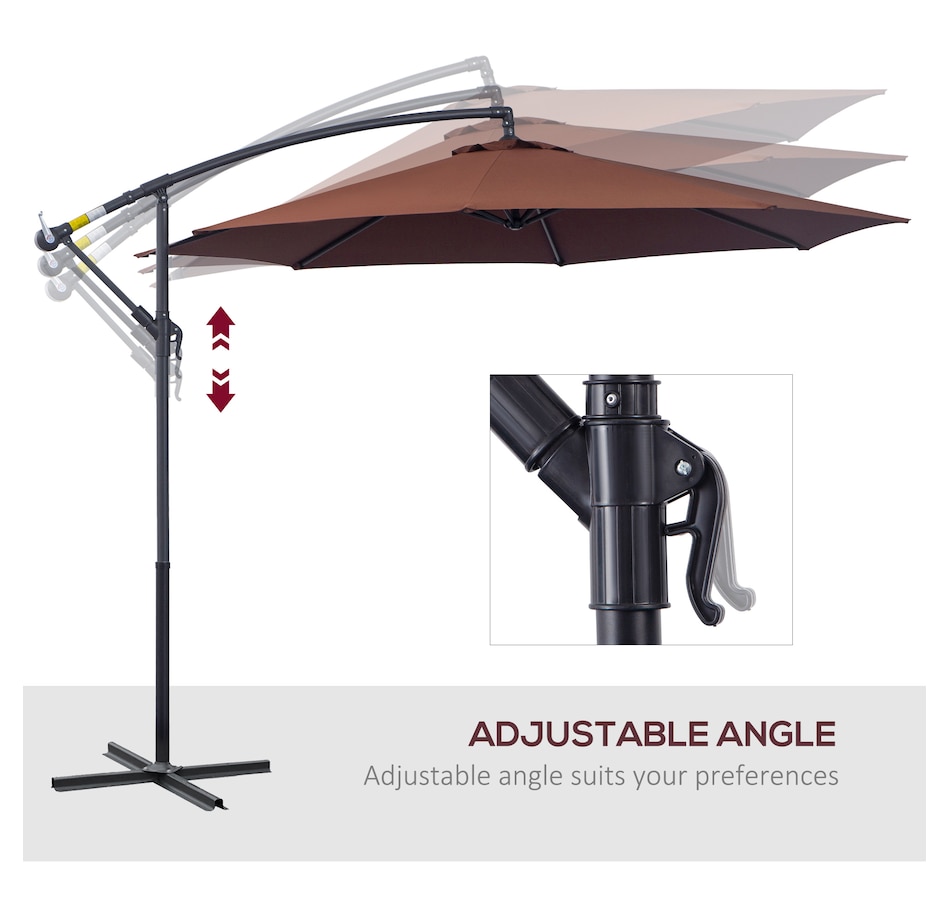Image 993389_ALTMORE20.jpg, Product 993-389 / Price $109.99 - $129.99, Outsunny 10' Deluxe Patio Umbrella from Outsunny on TSC.ca's Home & Garden department