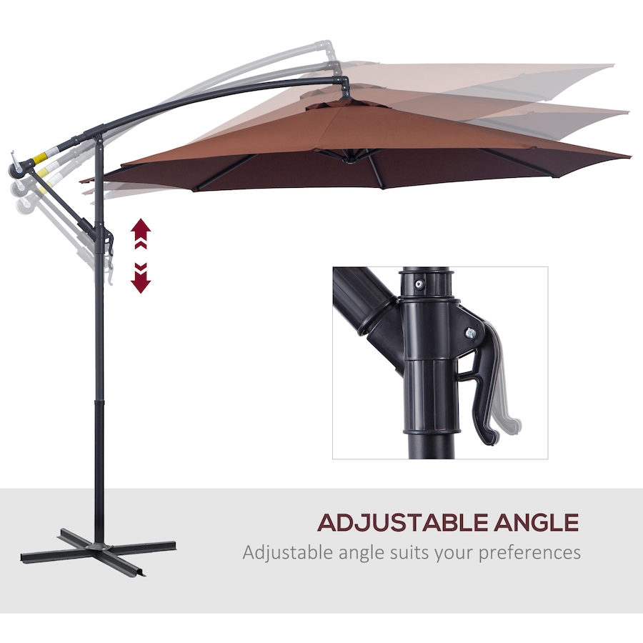 Image 993389_ALTMORE20.jpg, Product 993-389 / Price $114.99 - $119.99, Outsunny 10' Deluxe Patio Umbrella from Outsunny on TSC.ca's Home & Garden department