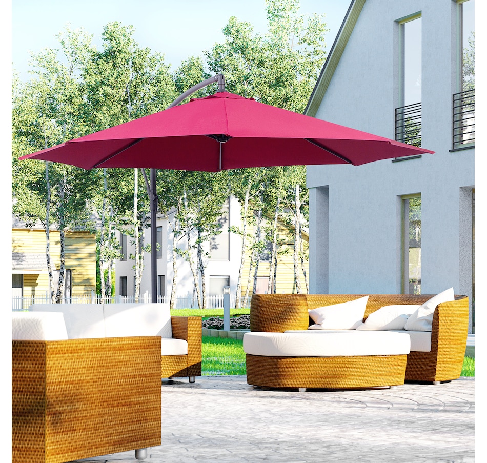 Image 993389_ALTMORE25.jpg, Product 993-389 / Price $109.99 - $129.99, Outsunny 10' Deluxe Patio Umbrella from Outsunny on TSC.ca's Home & Garden department