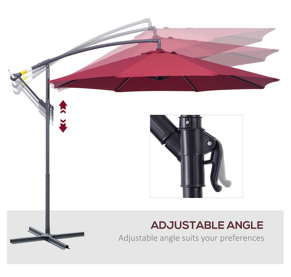 Image 993389_ALTMORE28.jpg, Product 993-389 / Price $109.99 - $129.99, Outsunny 10' Deluxe Patio Umbrella from Outsunny on TSC.ca's Home & Garden department