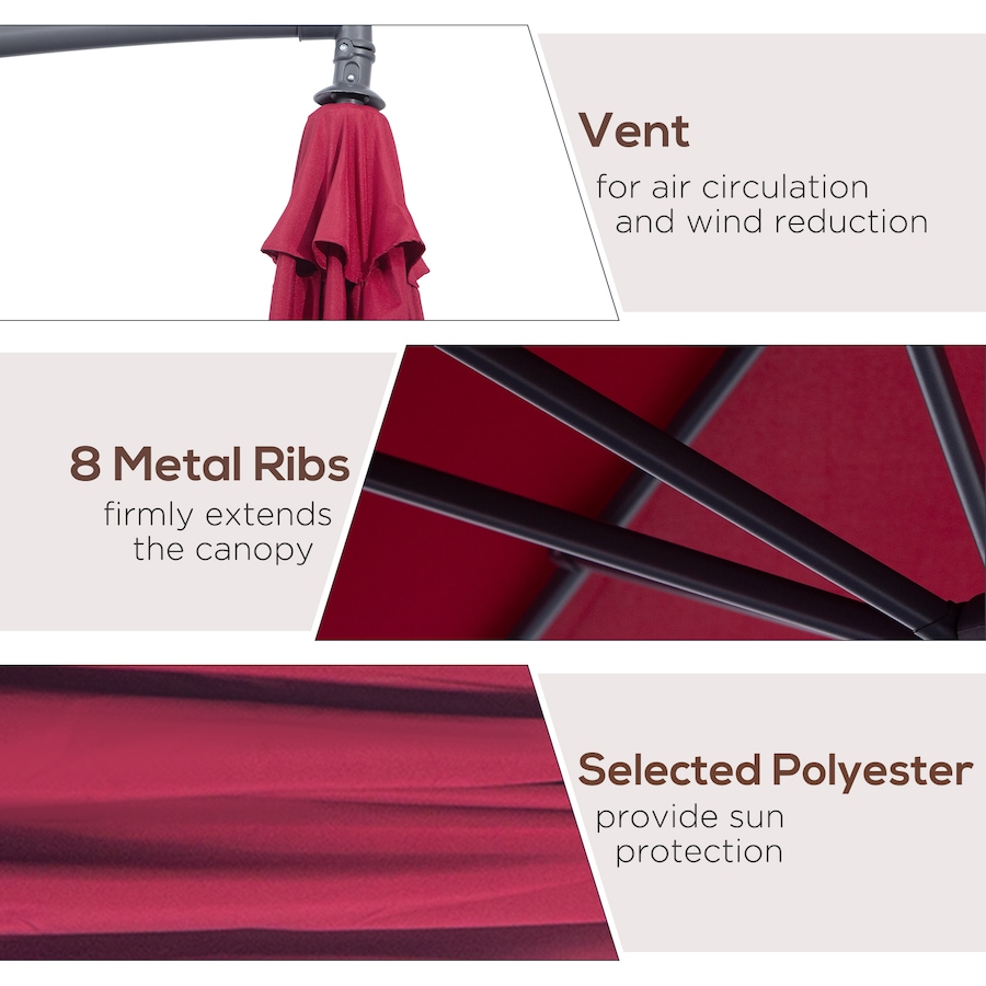 Image 993389_ALTMORE30.jpg, Product 993-389 / Price $114.99 - $119.99, Outsunny 10' Deluxe Patio Umbrella from Outsunny on TSC.ca's Home & Garden department
