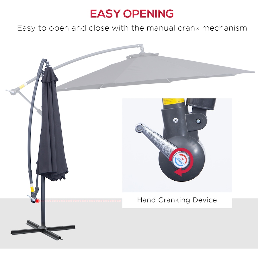 Image 993389_ALTMORE35.jpg, Product 993-389 / Price $114.99 - $119.99, Outsunny 10' Deluxe Patio Umbrella from Outsunny on TSC.ca's Home & Garden department