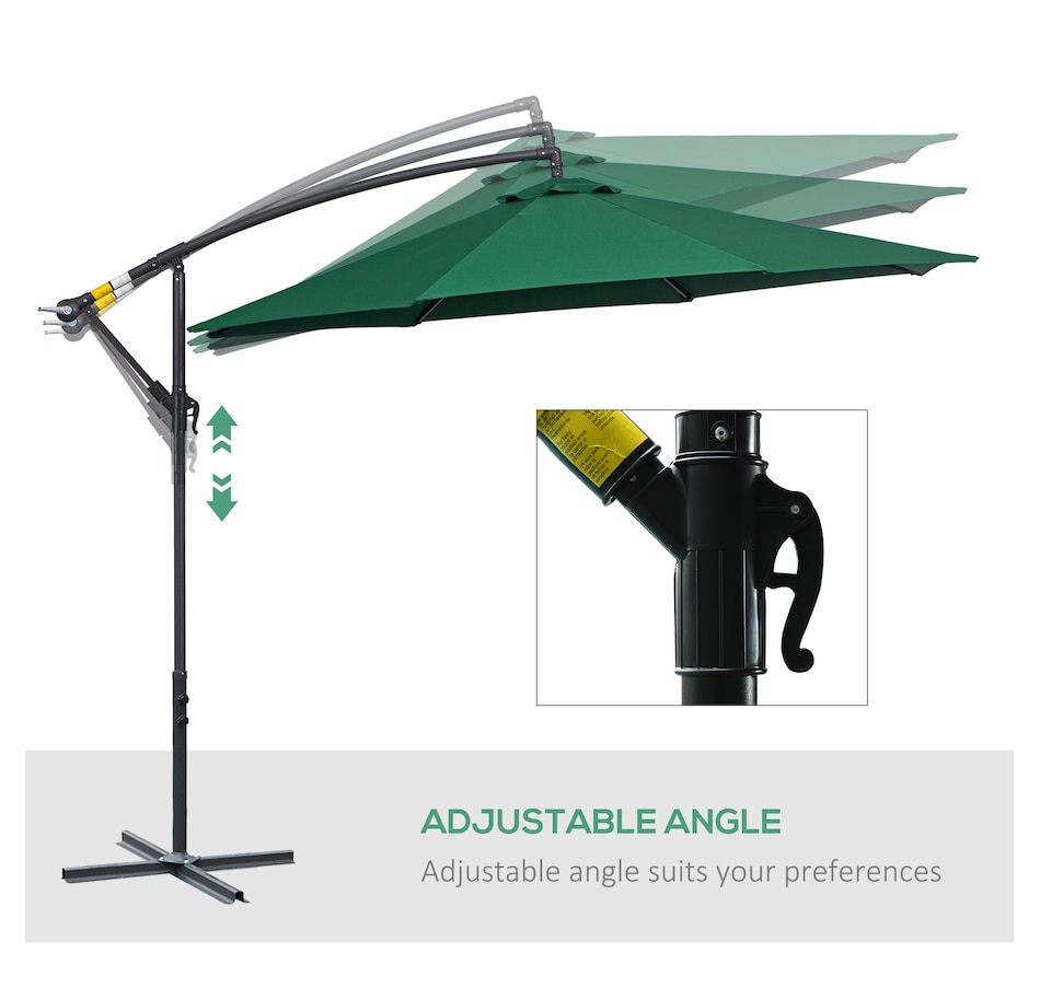 Image 993389_ALTMORE4.jpg, Product 993-389 / Price $109.99 - $129.99, Outsunny 10' Deluxe Patio Umbrella from Outsunny on TSC.ca's Home & Garden department