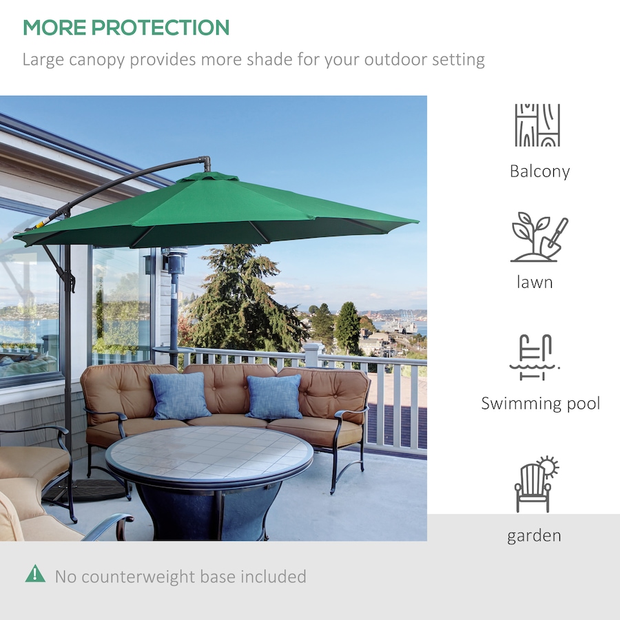 Image 993389_ALTMORE6.jpg, Product 993-389 / Price $114.99 - $119.99, Outsunny 10' Deluxe Patio Umbrella from Outsunny on TSC.ca's Home & Garden department