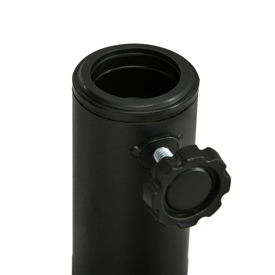 Image 993397_ALTMORE14.jpg, Product 993-397 / Price $69.99, Outsunny 40lbs. Umbrella Base with Rattan Effect, Round Umbrella Stand, Black from Outsunny on TSC.ca's Home & Garden department
