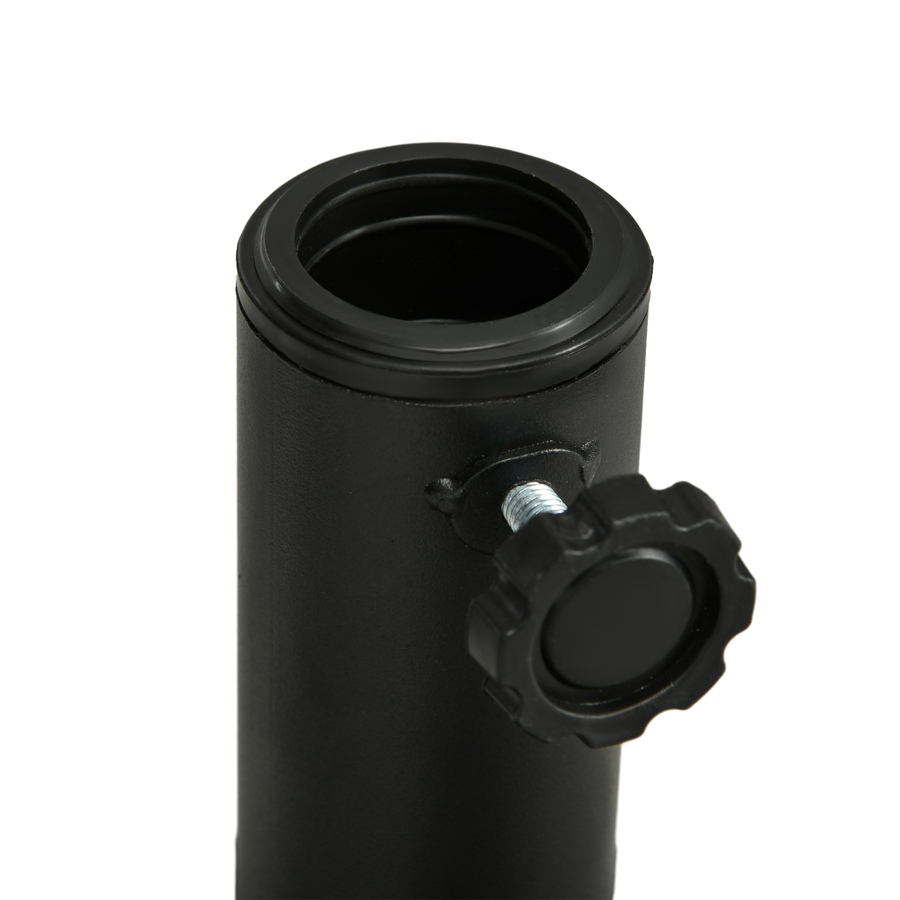 Image 993397_ALTMORE7.jpg, Product 993-397 / Price $69.99, Outsunny 40lbs. Umbrella Base with Rattan Effect, Round Umbrella Stand, Black from Outsunny on TSC.ca's Home & Garden department