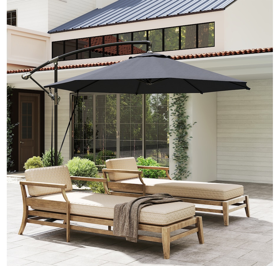 Image 993402_ALTMORE17.jpg, Product 993-402 / Price $129.99, Outsunny 9.5FT Cantilever Patio Umbrella from Outsunny on TSC.ca's Home & Garden department
