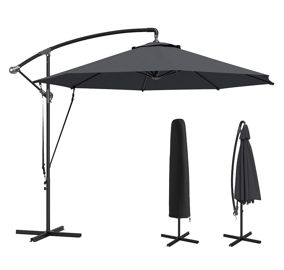 Image 993402_ST02.jpg, Product 993-402 / Price $129.99, Outsunny 9.5FT Cantilever Patio Umbrella from Outsunny on TSC.ca's Home & Garden department