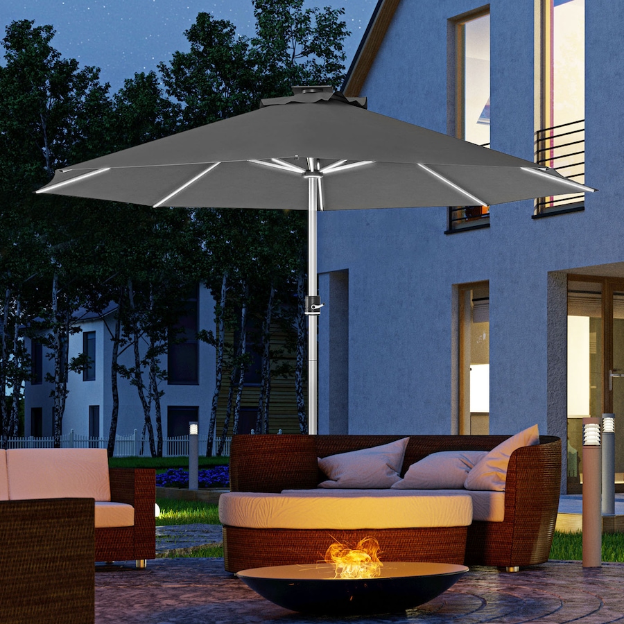 Image 993420_ALTMORE9.jpg, Product 993-420 / Price $74.99, Outsunny 9.6 x 9.6 ft Patio Umbrella from Outsunny on TSC.ca's Home & Garden department