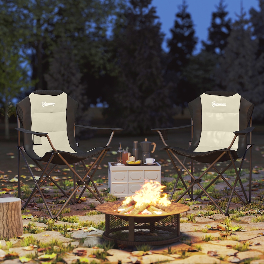 Image 993430_ALTMORE11.jpg, Product 993-430 / Price $74.99 - $79.99, Outsunny Folding Camping Chairs, Set of 2 High Back Folding Chairs from Outsunny on TSC.ca's Health & Fitness department