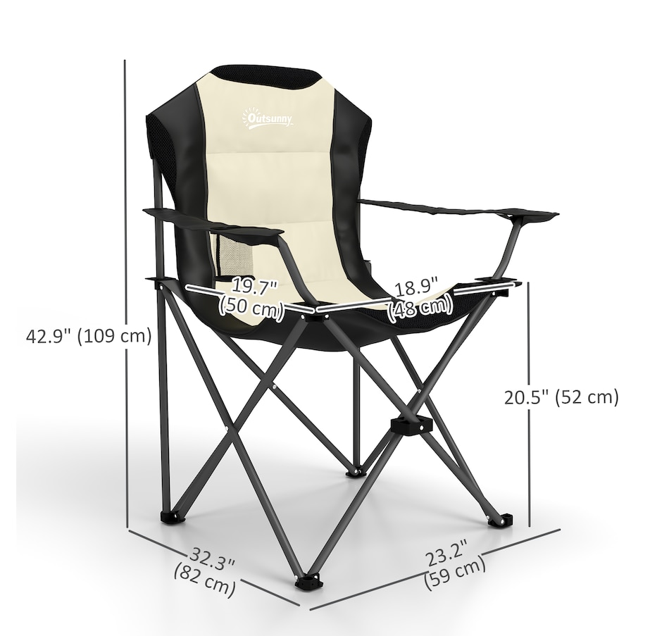 Image 993430_ALTMORE12.jpg, Product 993-430 / Price $84.99 - $89.99, Outsunny Folding Camping Chairs from Outsunny on TSC.ca's Health & Fitness department