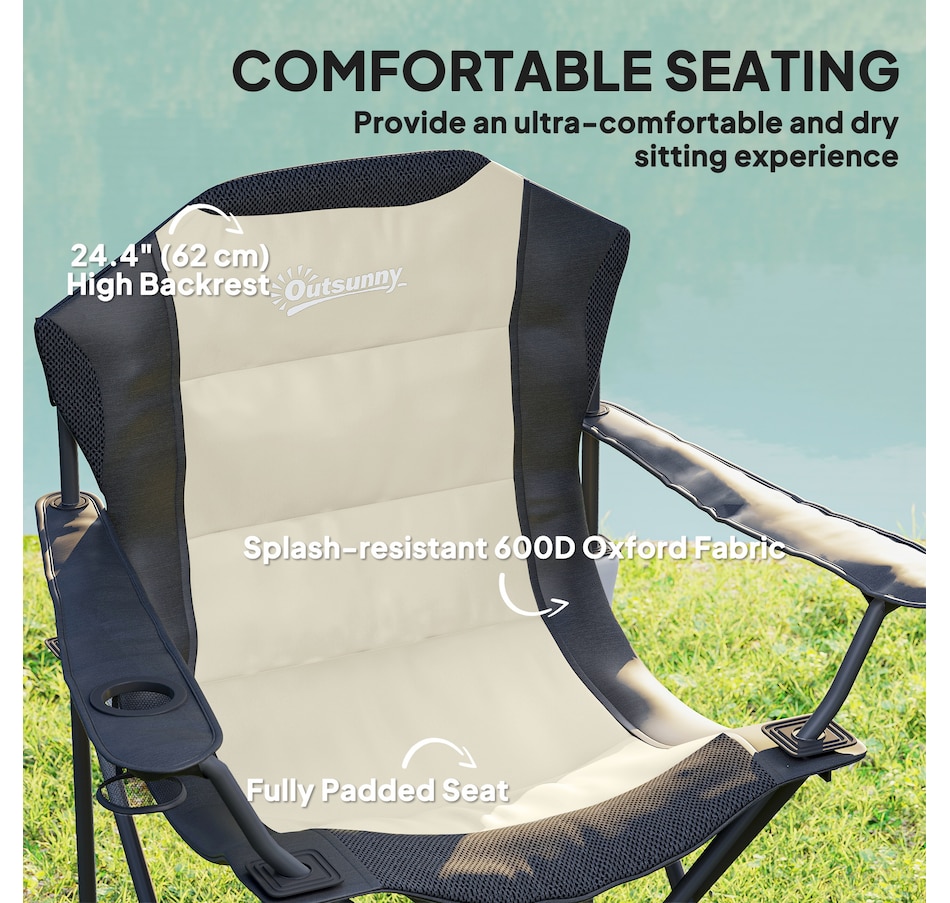 Image 993430_ALTMORE13.jpg, Product 993-430 / Price $84.99 - $89.99, Outsunny Folding Camping Chairs from Outsunny on TSC.ca's Health & Fitness department